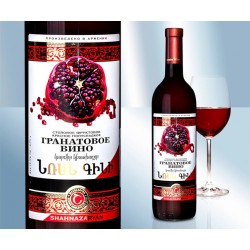 Вино Гранатовое, полусладкое, 12,5%, 750мл